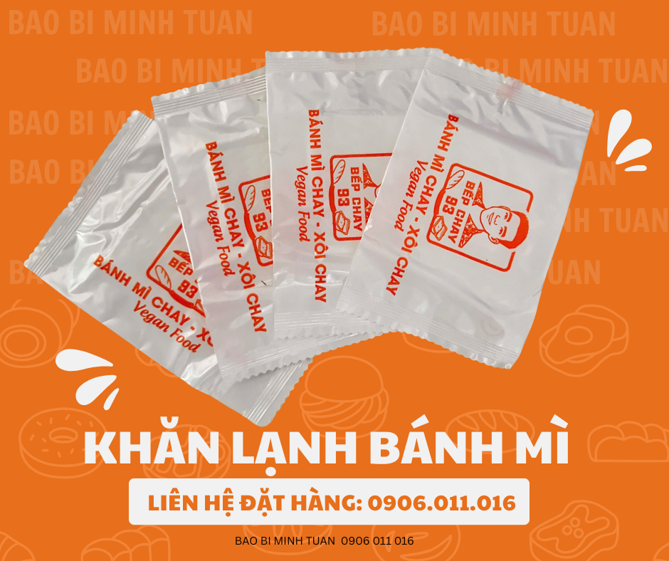 In Khăn Lạnh Bánh Mì Mini 2025