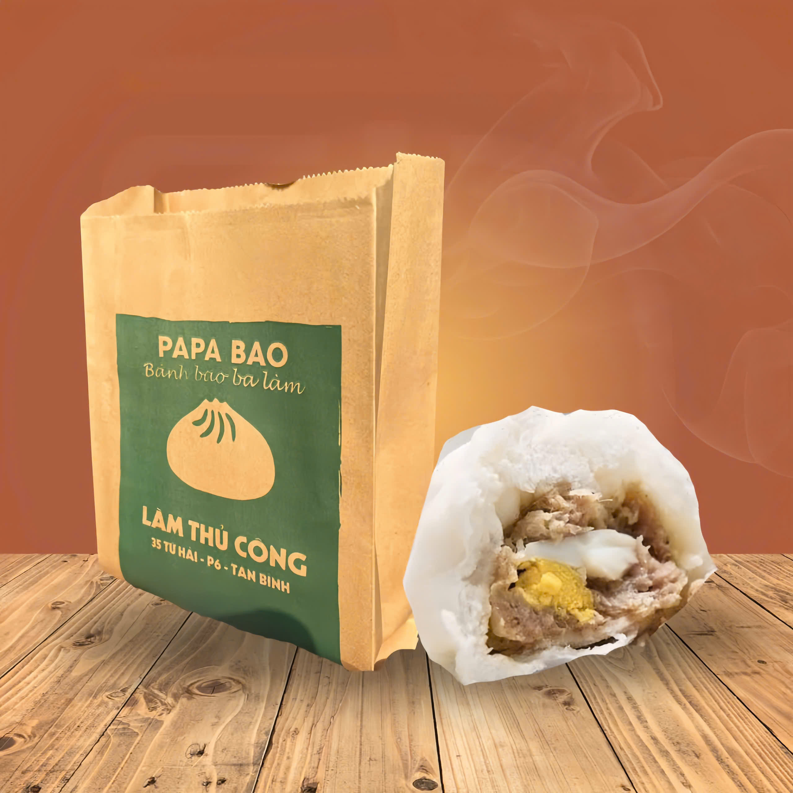 In Túi Hamburger - Túi Bánh Bao 